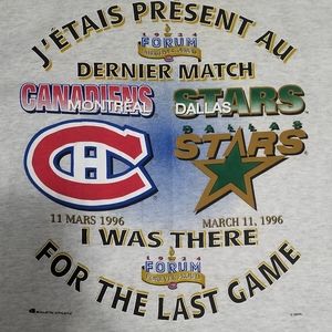 Vtg Montreal Canadiens Forum t shirt